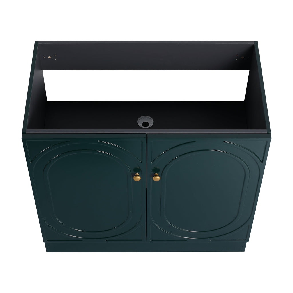 36" Freestanding Bathroom Vanity with 2 Soft-Close Cabinet Doors