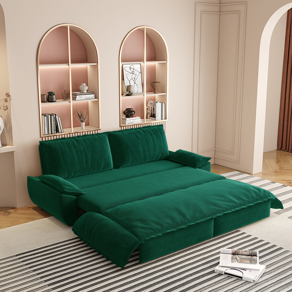73.2" Queen Pull Out Sofa Bed