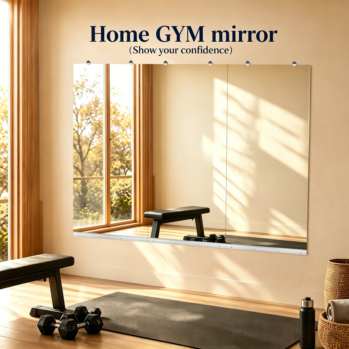 Gym Mirror 24x48 Inch - 3pcs