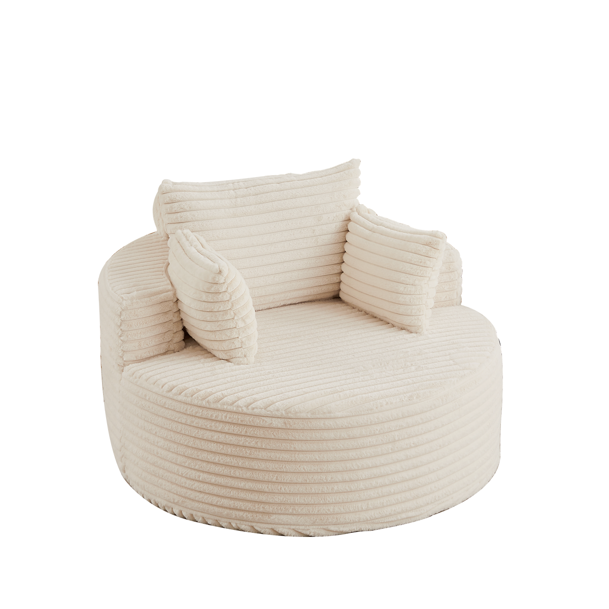 50"L Corduroy Sponge Single Sofa