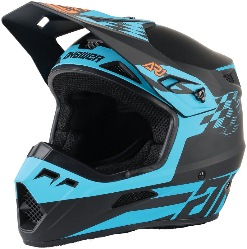 Answer AR1 Sweep Helmet Black/Astana/Hyper Orange - Medium 442910