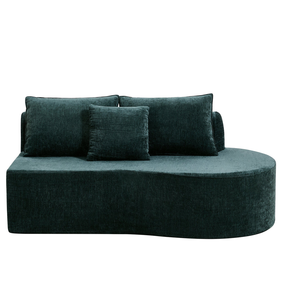 138.6" Modern Curved Modular Sectional Sofa
