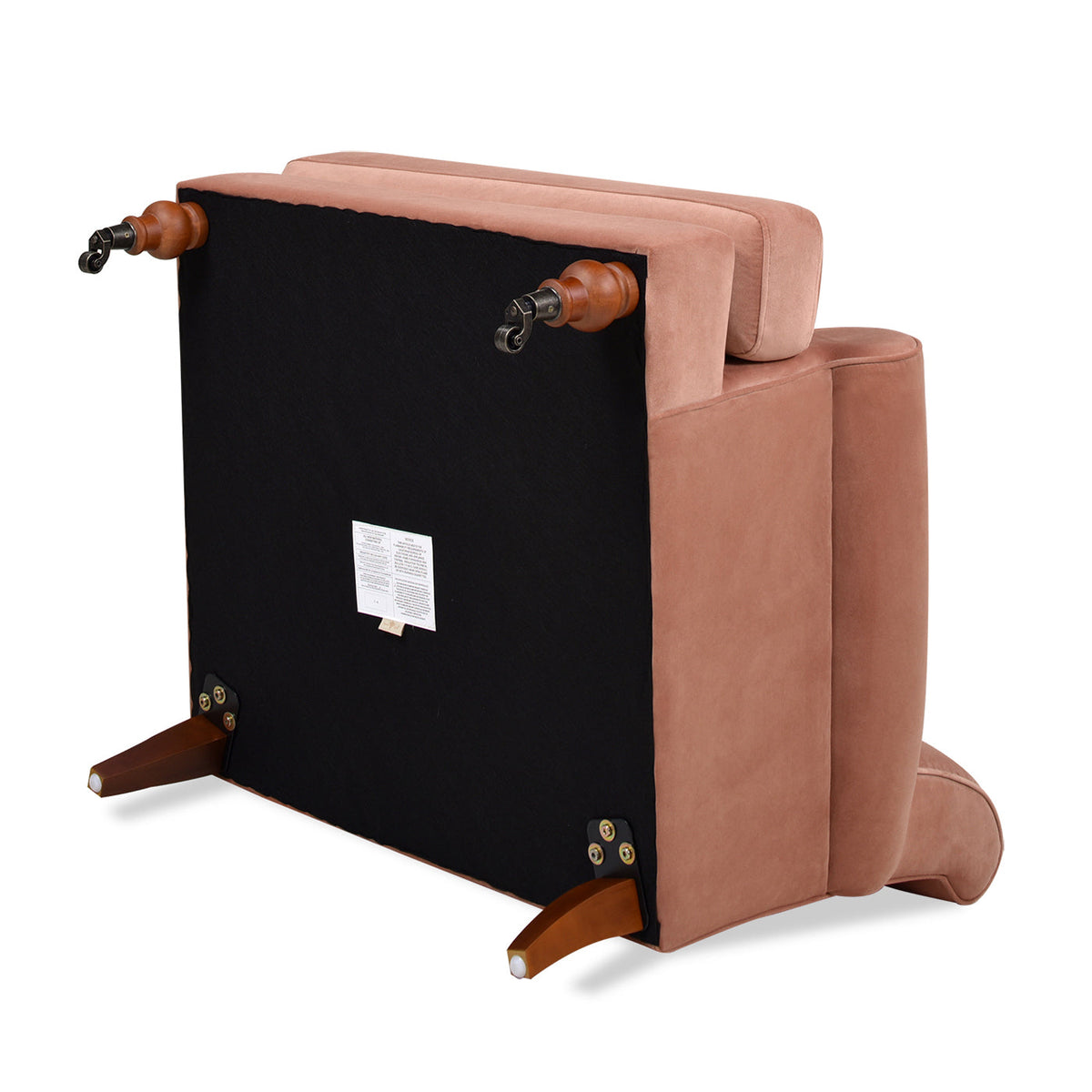 Alana 38" Lawson Accent Arm Chair - Peach