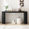 U_STYLE Curved Design Console Table