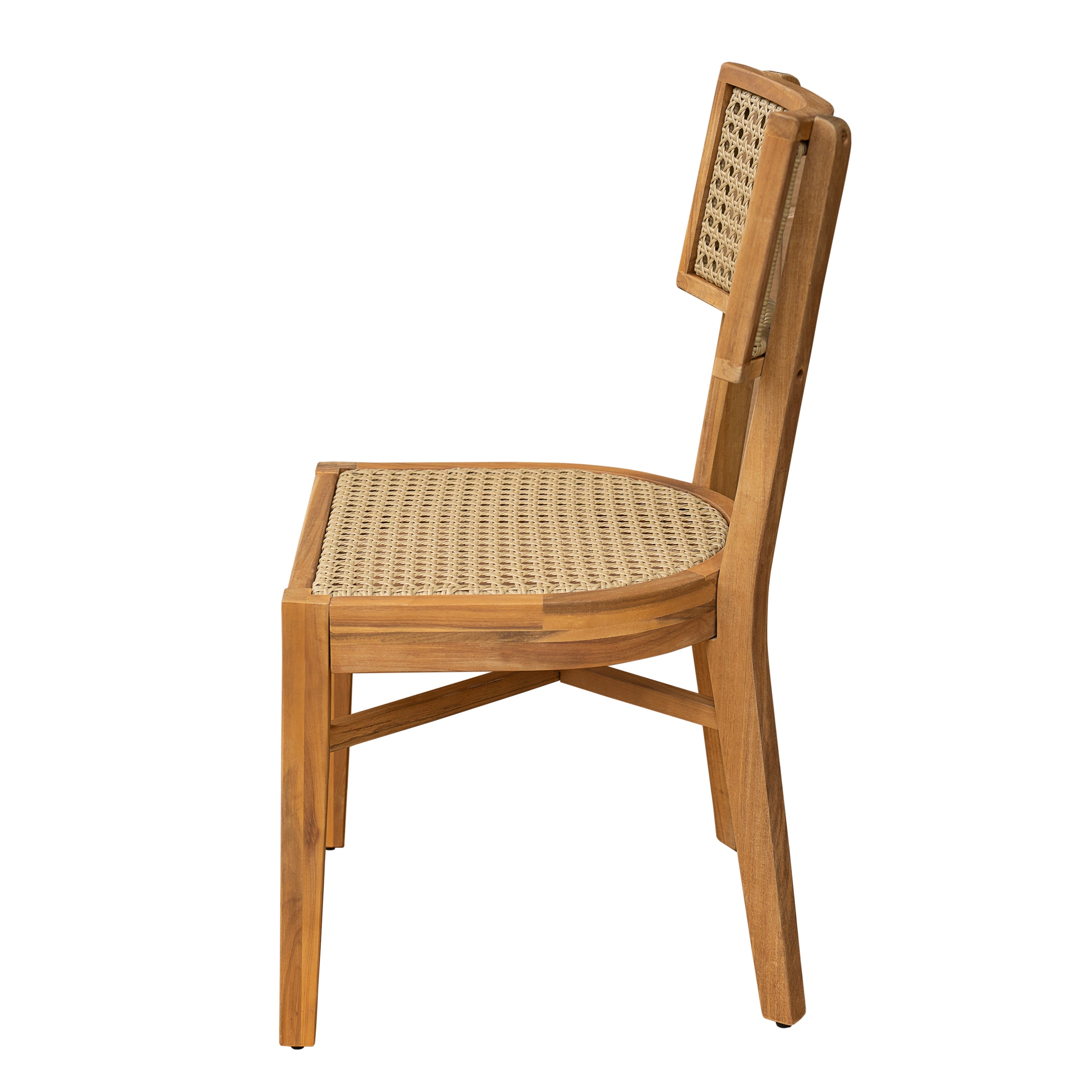 Netro Acacia Wood Dining Chair Set