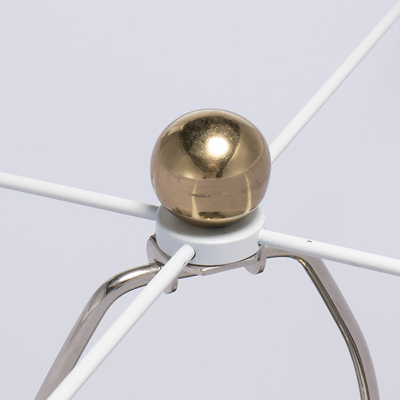 D15x25.7" Round Aluminum Sheet - Elegant Table Lamp