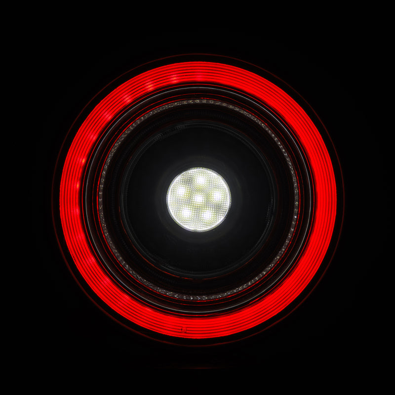 AlphaRex 10-15 Ferrari 458 NOVA-Series Prismatic LED Tail Lights Red Smoke 668003 *Discontinued