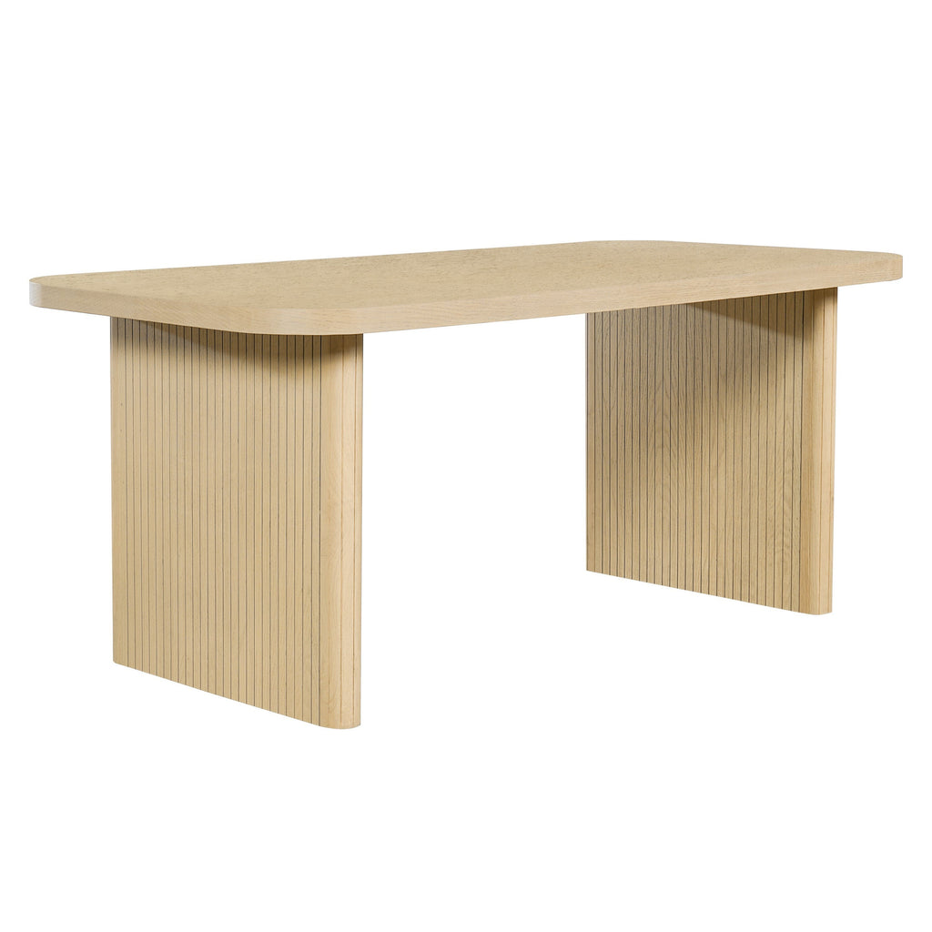 68.75" Wood Dining Table Set with 4 Chairs