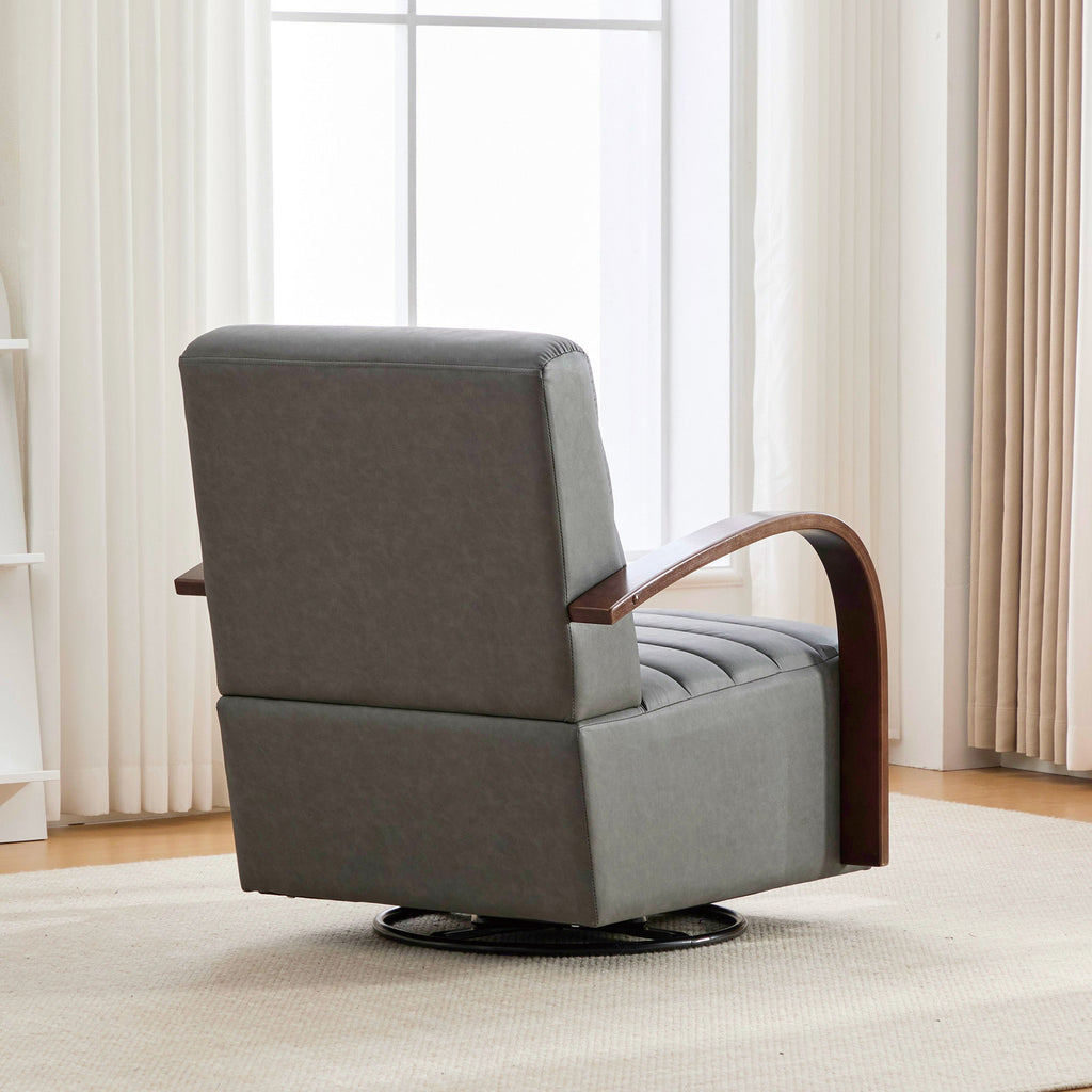 30.7" Modern Upholstered 360° Swivel Accent Chair