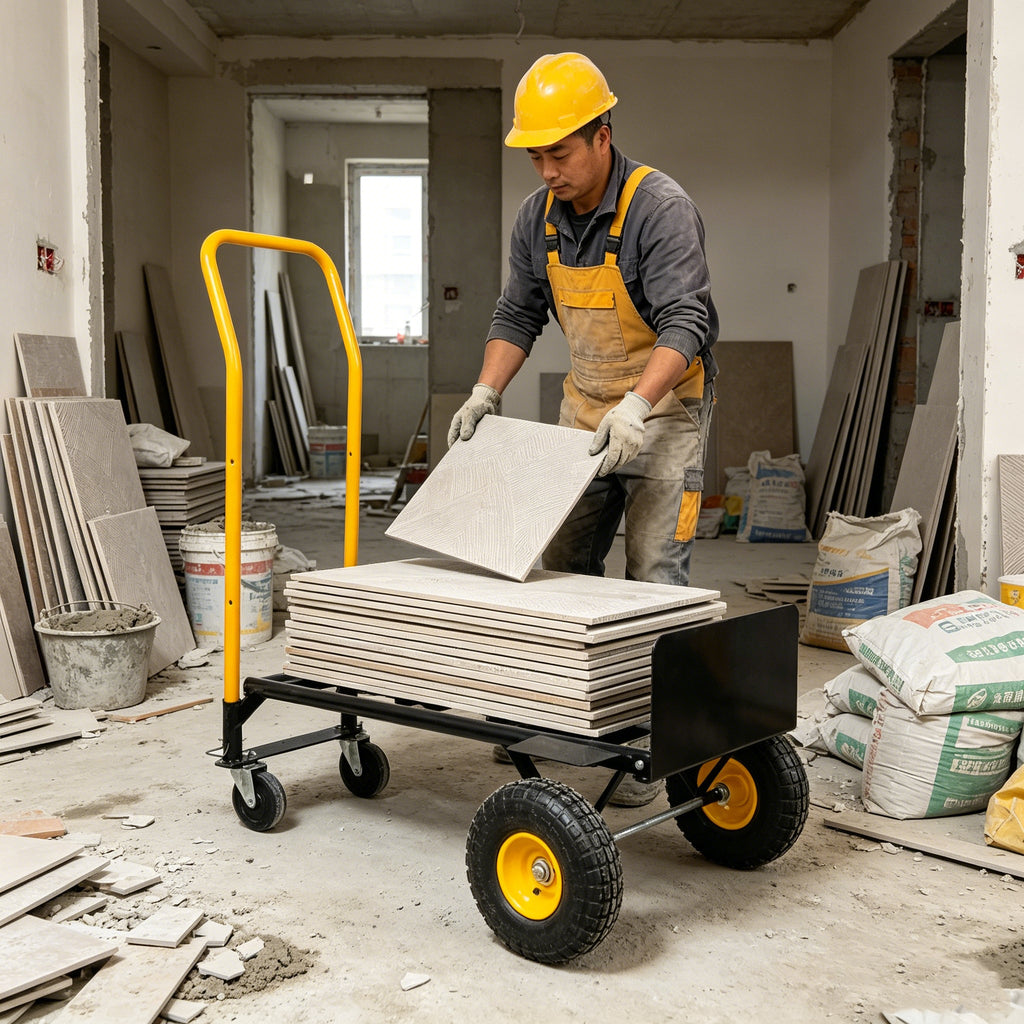 Dual Purpose Hand Truck Dolly Cart with Swivel Wheels