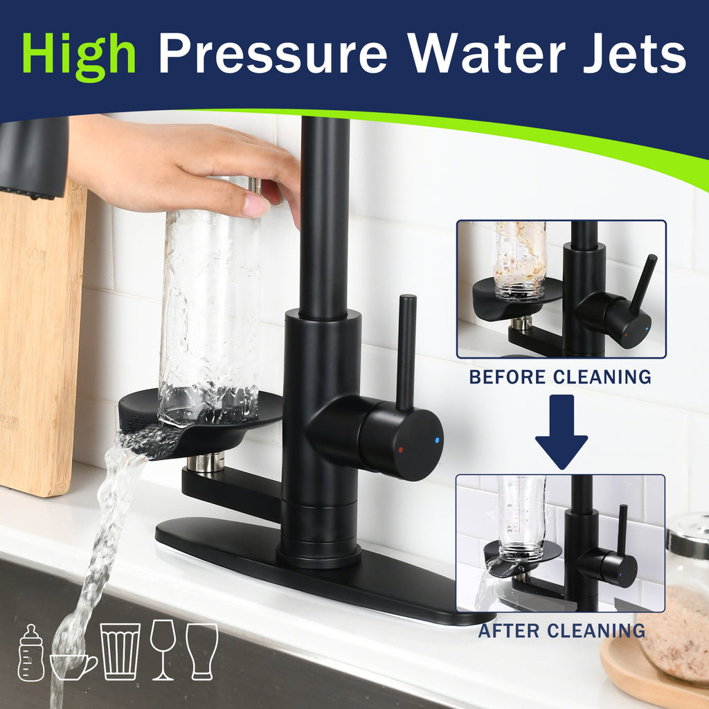 3-in-1 Kitchen Faucet with LED Temperature Display