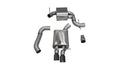 Corsa 06-10 Volkswagen GLI Mk5 Black Touring 3.0in Cat-Back Single Rear Exitn Black Pro-Series Tips 14598BLK