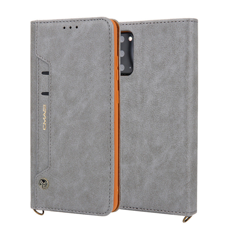 Retro Multi-function Card-slot Wallet Flip Phone Case