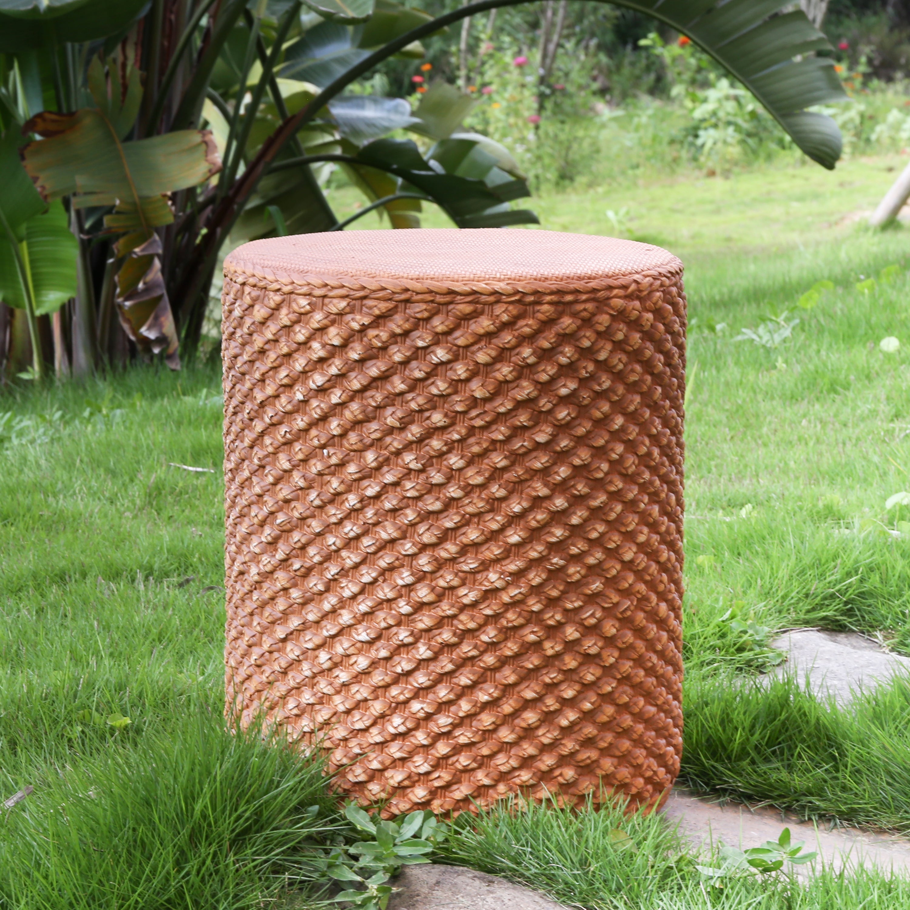 Evie Outdoor Patio Round MGO Side Table