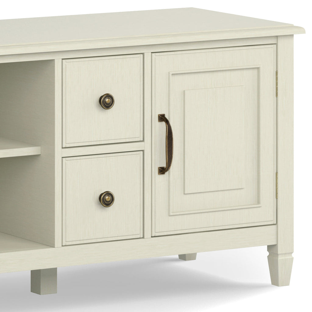 Connaught 72 Inch Wide Solid Wood TV Stand in Antique