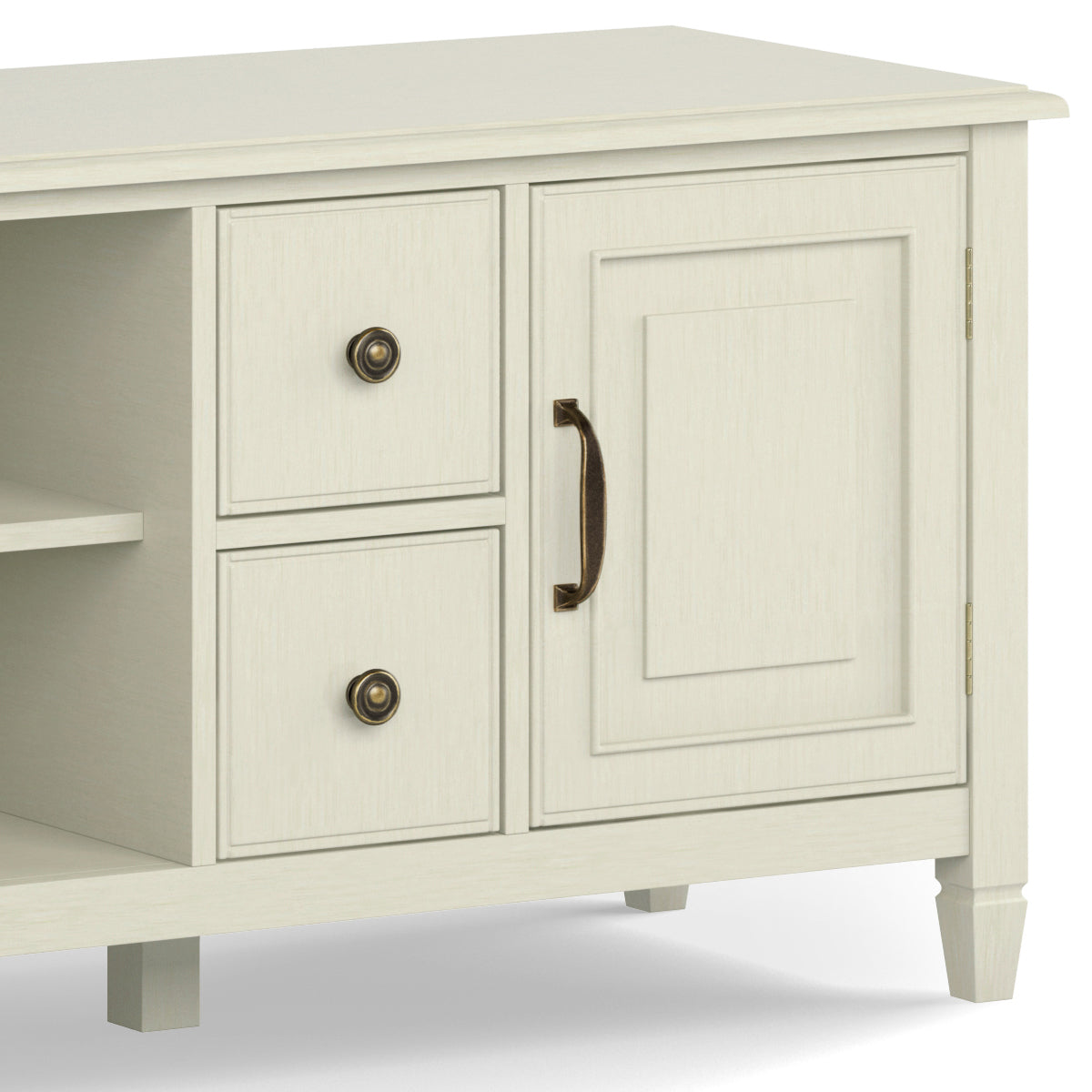 Connaught 72 Inch Wide Solid Wood TV Stand in Antique