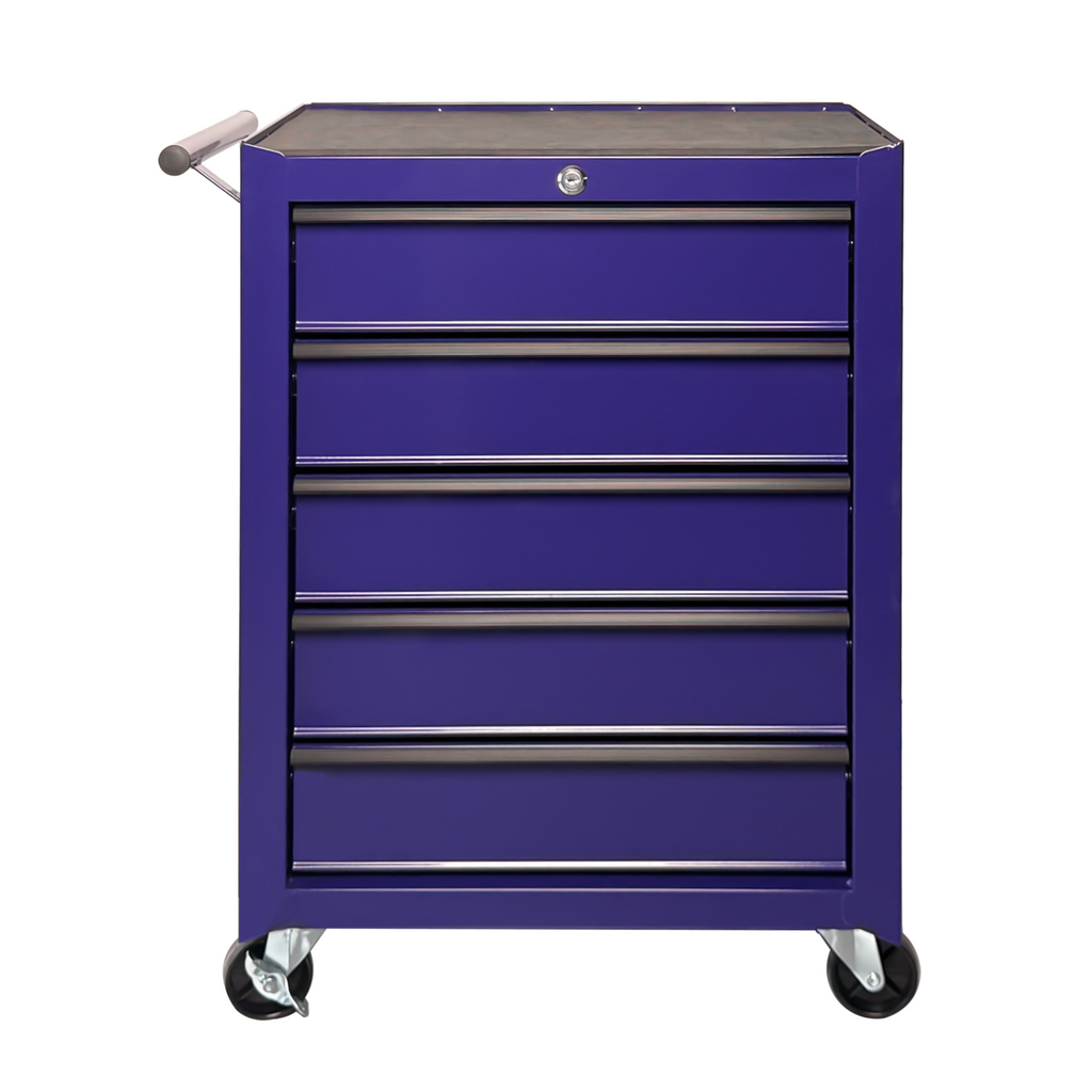 Rolling Metal Tool Chest with 5 Drawers