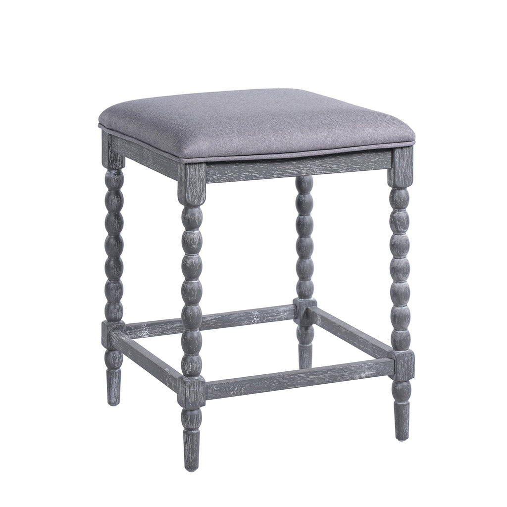 26" Counter Stools Set of 4 with Upholstered Seat