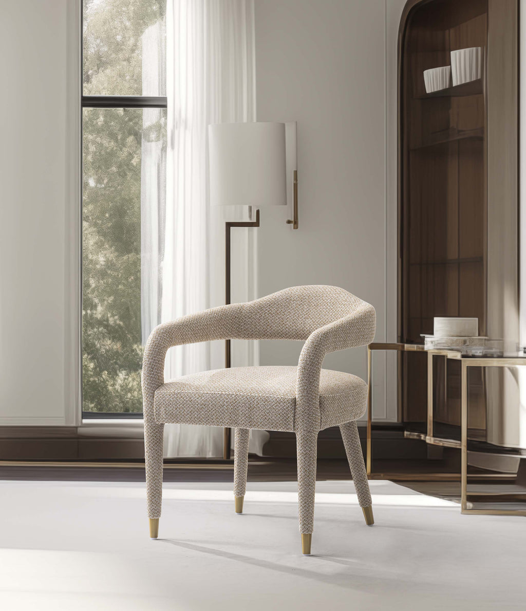 Aspen Upholstered Tweed Armchair