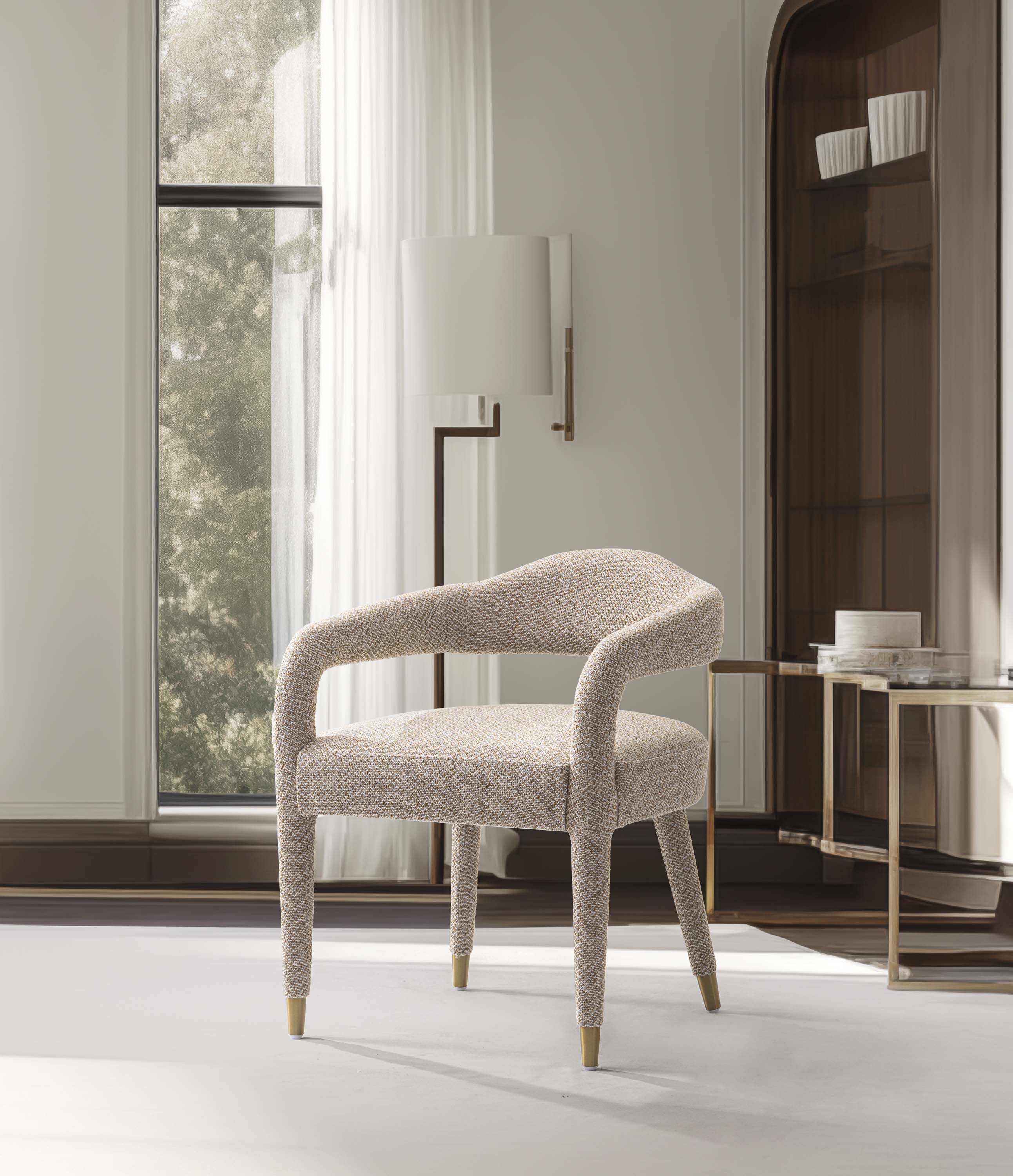 Aspen Upholstered Tweed Armchair