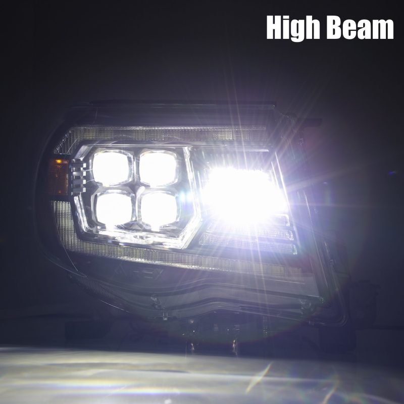 AlphaRex 05-11 Toyota Tacoma NOVA LED Projector Headlights Plank Style Chrome w/Activation Light/DRL 880743 *Discontinued