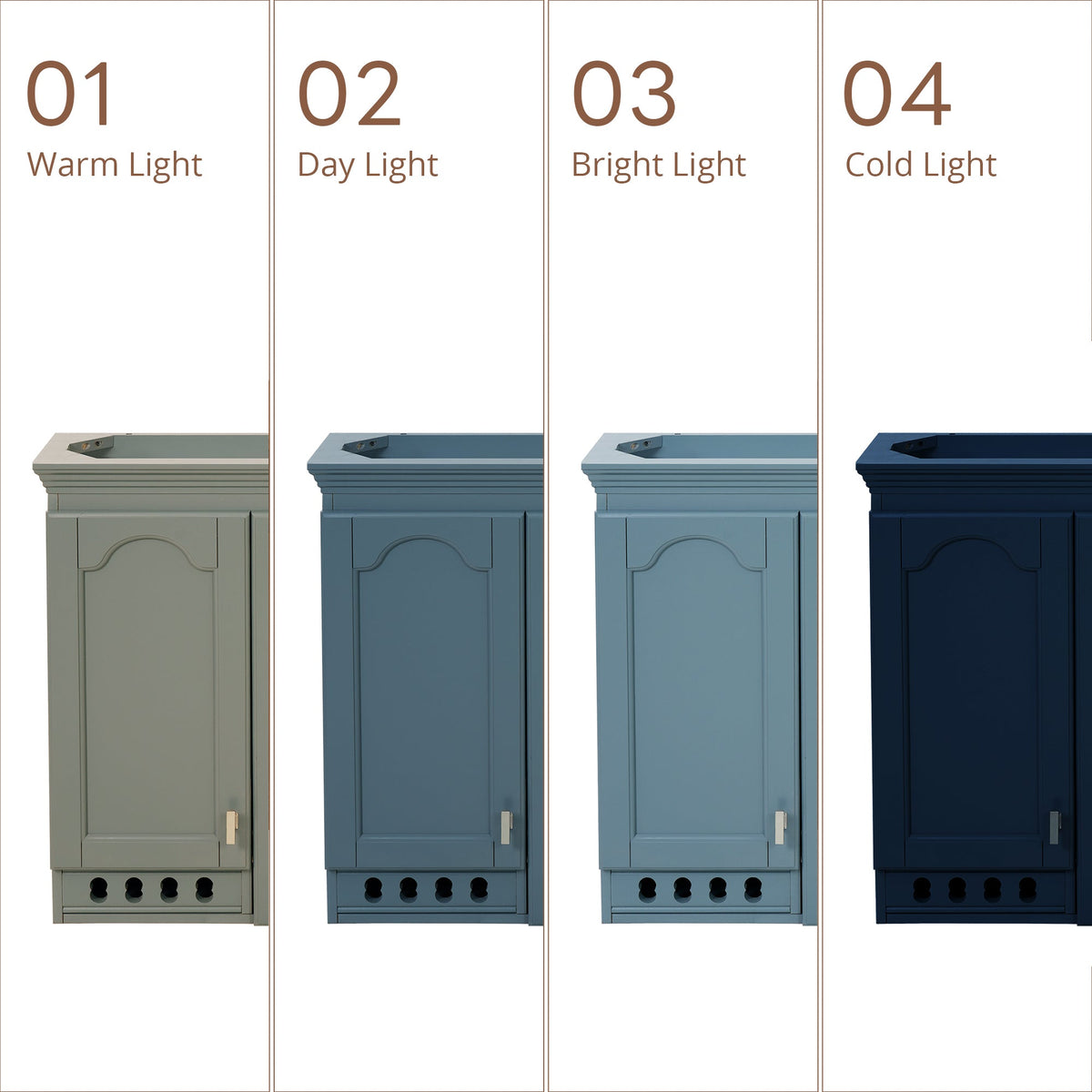 35 Inch Wall-Mount All-in-One Mirror Cabinet