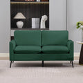 TS Cat Paw Leather Upholstered Loveseat - Nordic Retro Green