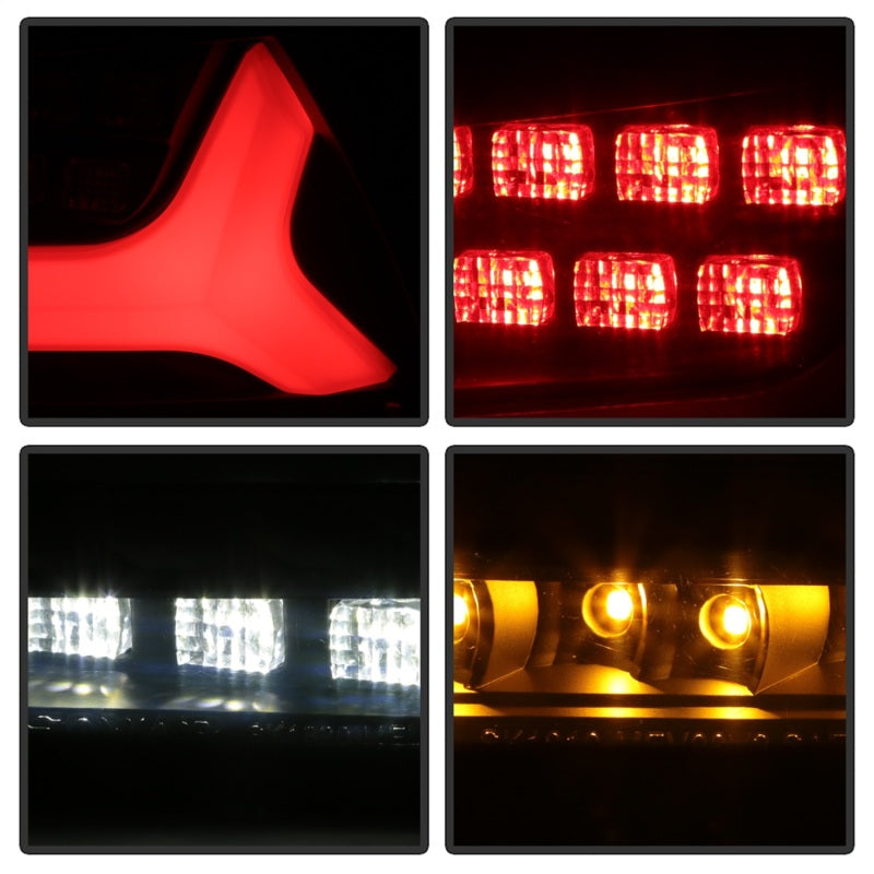 Spyder Mitsubishi Lancer/Evolution X 08-14 V2 LED Tail Lights - Black ALT-YD-ML08V2-SEQ-BK 5088130