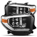 AlphaRex 14-19 Toyota Tundra NOVA LED Proj Headlights Plank Style Gloss Black w/Activ Light/DRL 880772 *Discontinued
