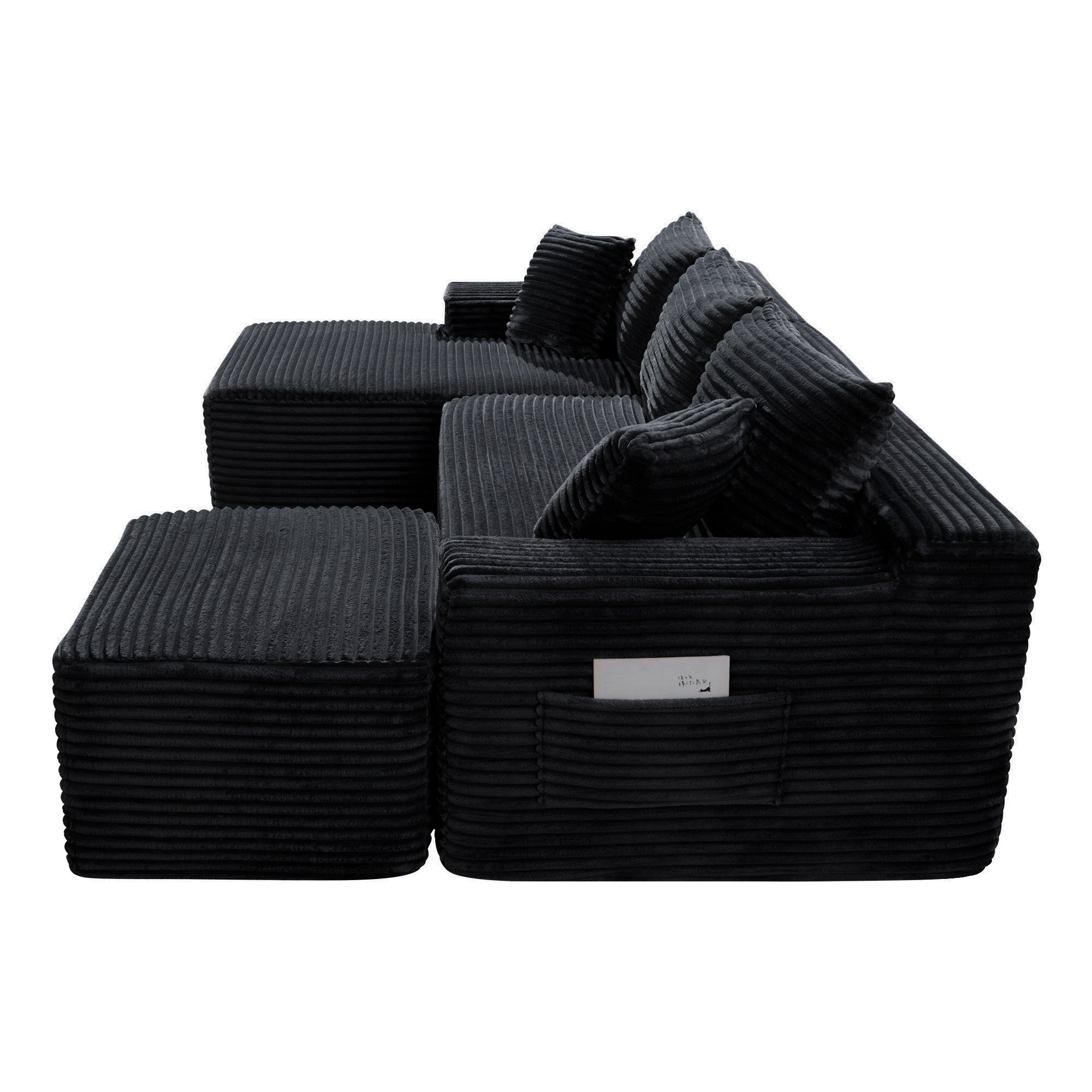 106.3" U-Shaped Cloud Sectional Sofa