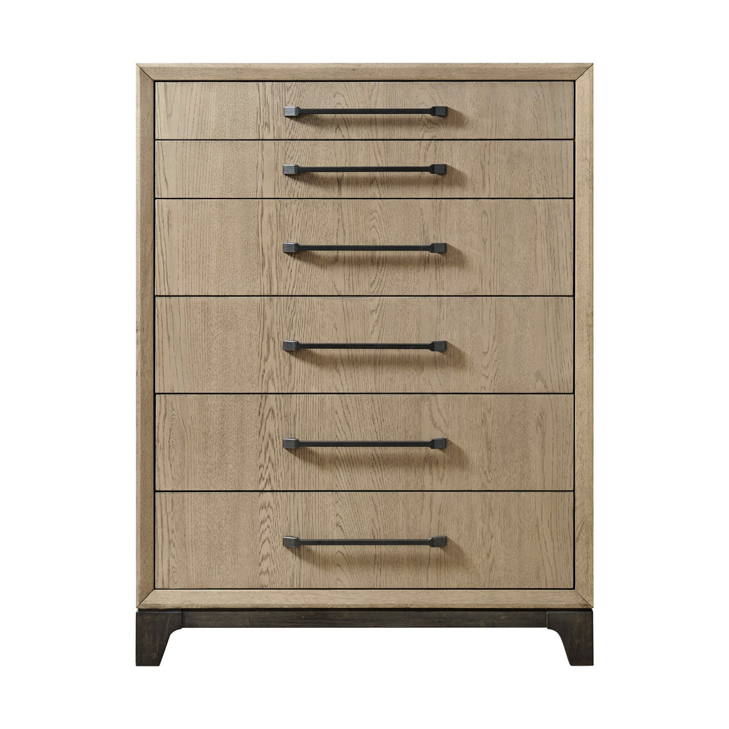 Caramel and Cocoa 6-Drawer Chest