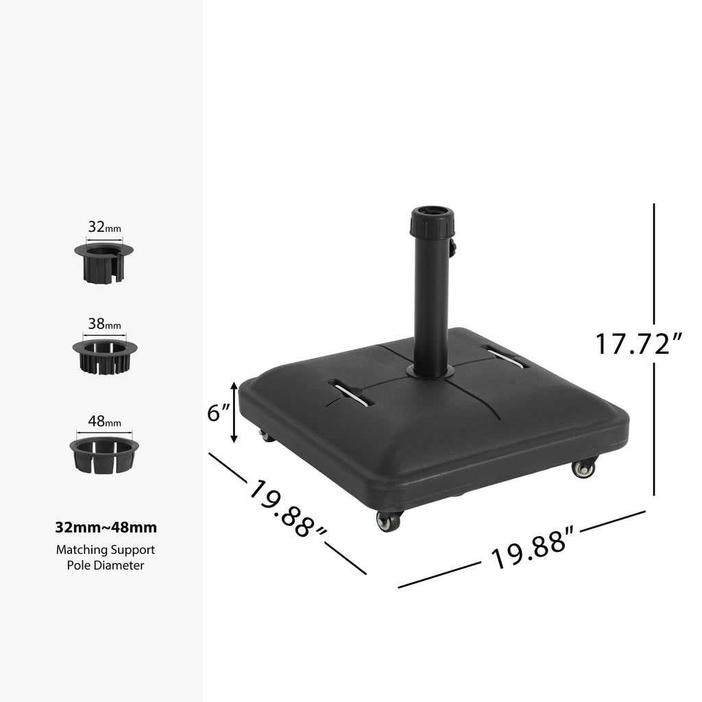 Halea Outdoor 90-Pound Square Umbrella Base