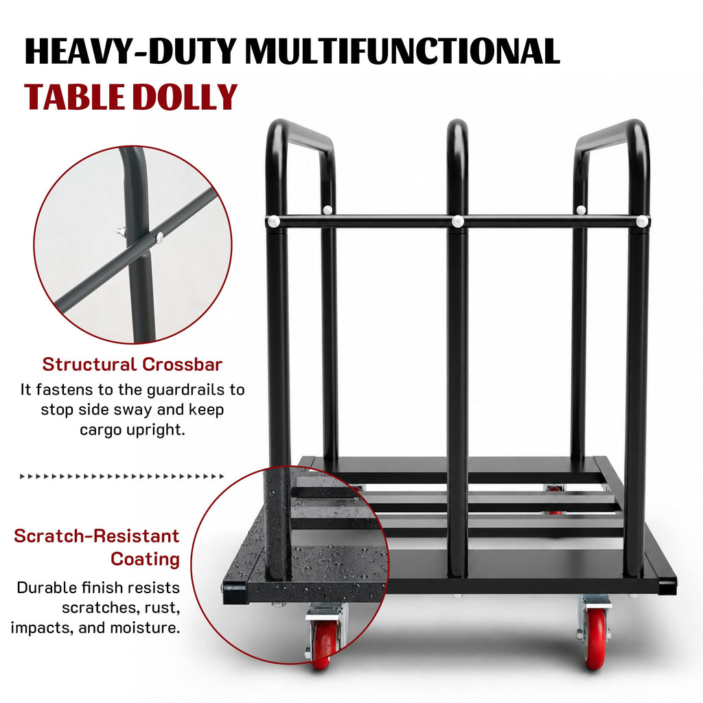 2000LBS Heavy Duty 2-in-1 Table Dolly