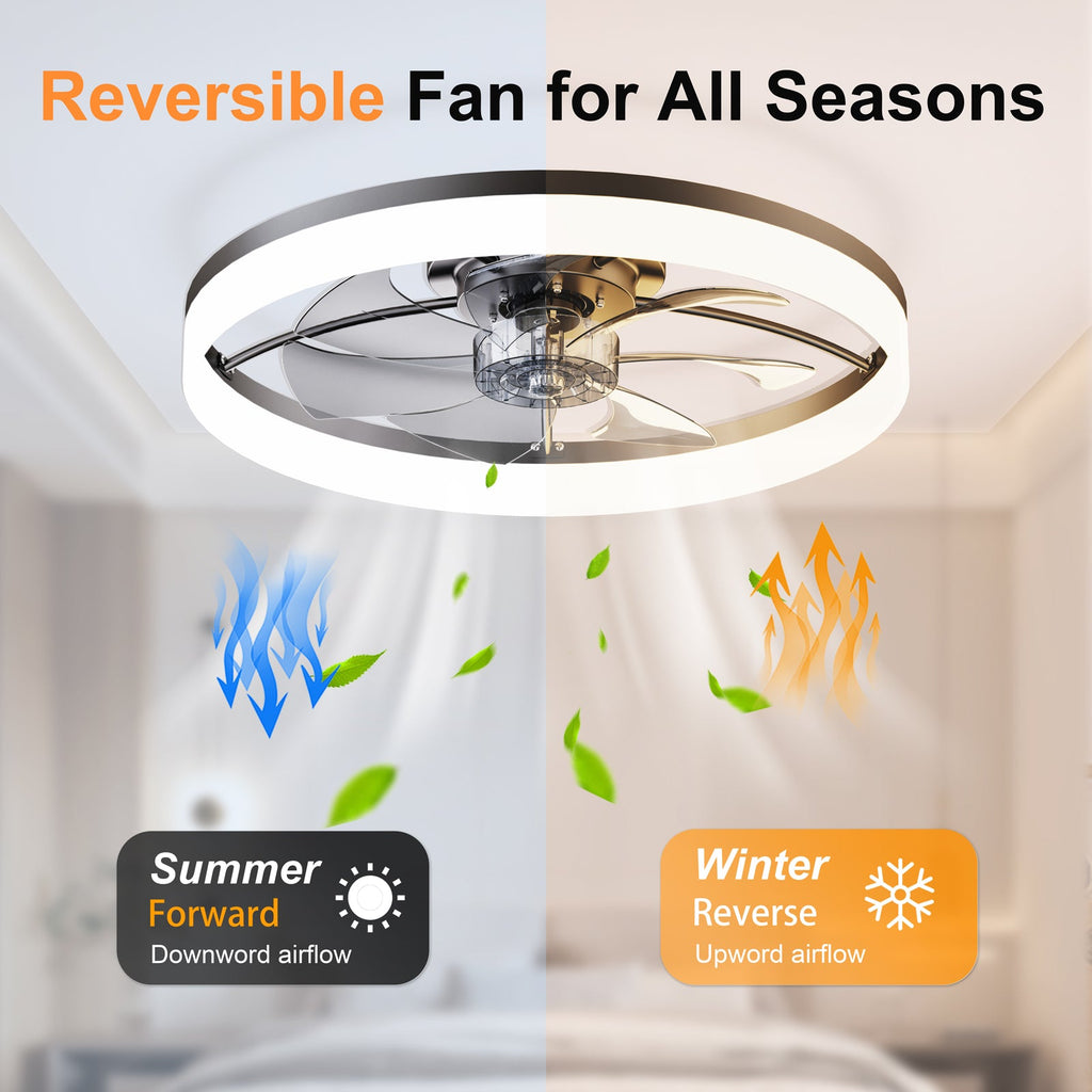 Ultra-Thin LED Ceiling Fan