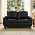 Classic 59" Faux Leather Loveseat