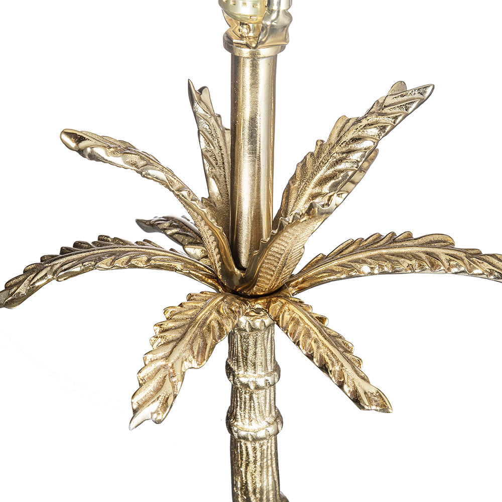 D16x31" Leaf Lamp with Marble Base