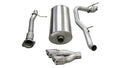 Corsa Performance 07-10 Cadillac Escalade ESV 6.2L V8 Polished Sport Cat-Back Exhaust