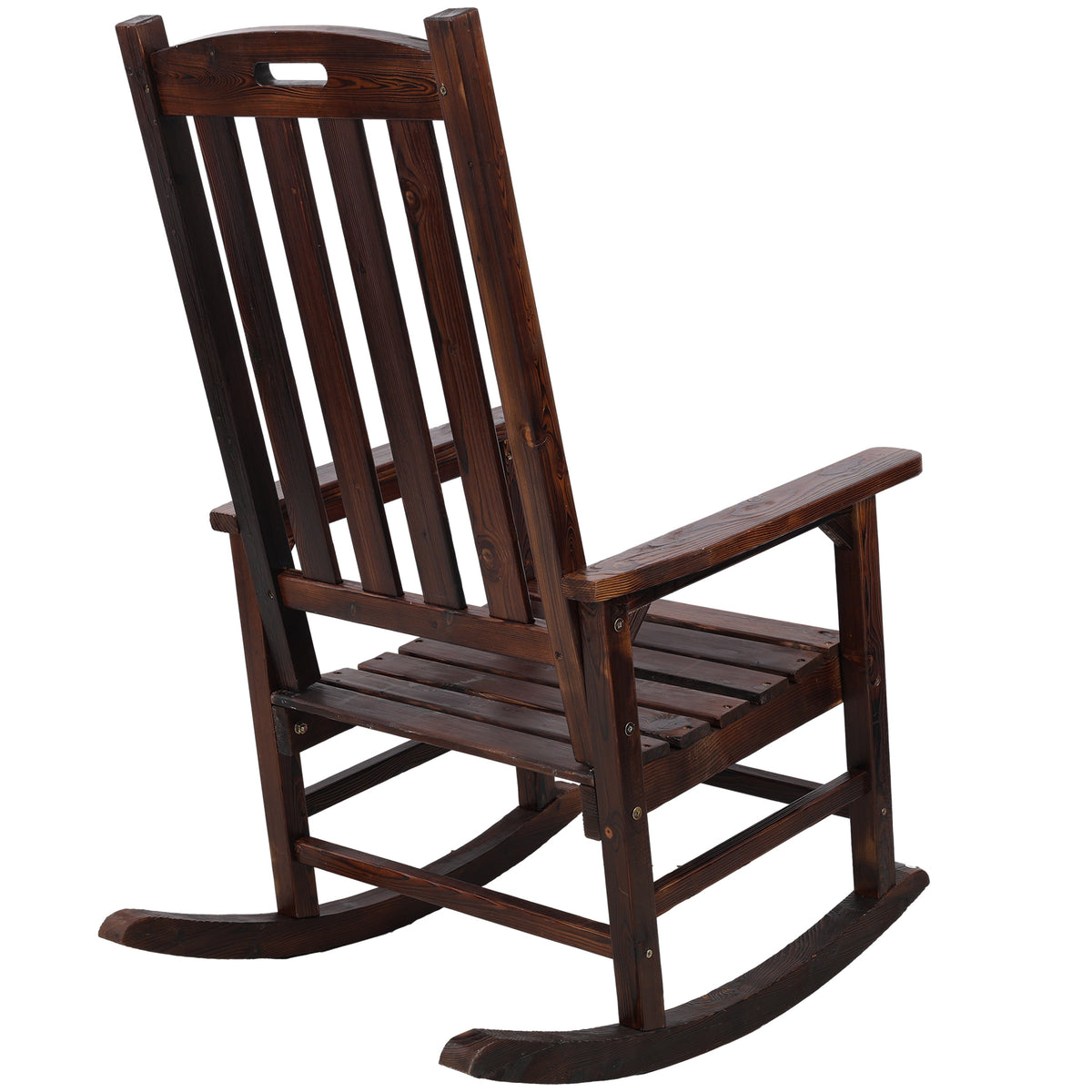 Wooden Oversized Porch Rocker Chair