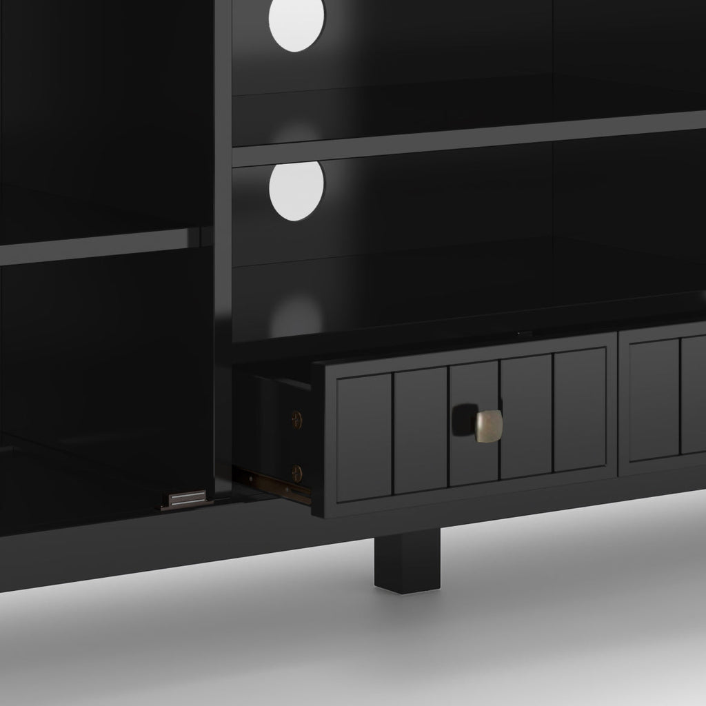 Acadian 60 Inch Wide Solid Wood TV Stand