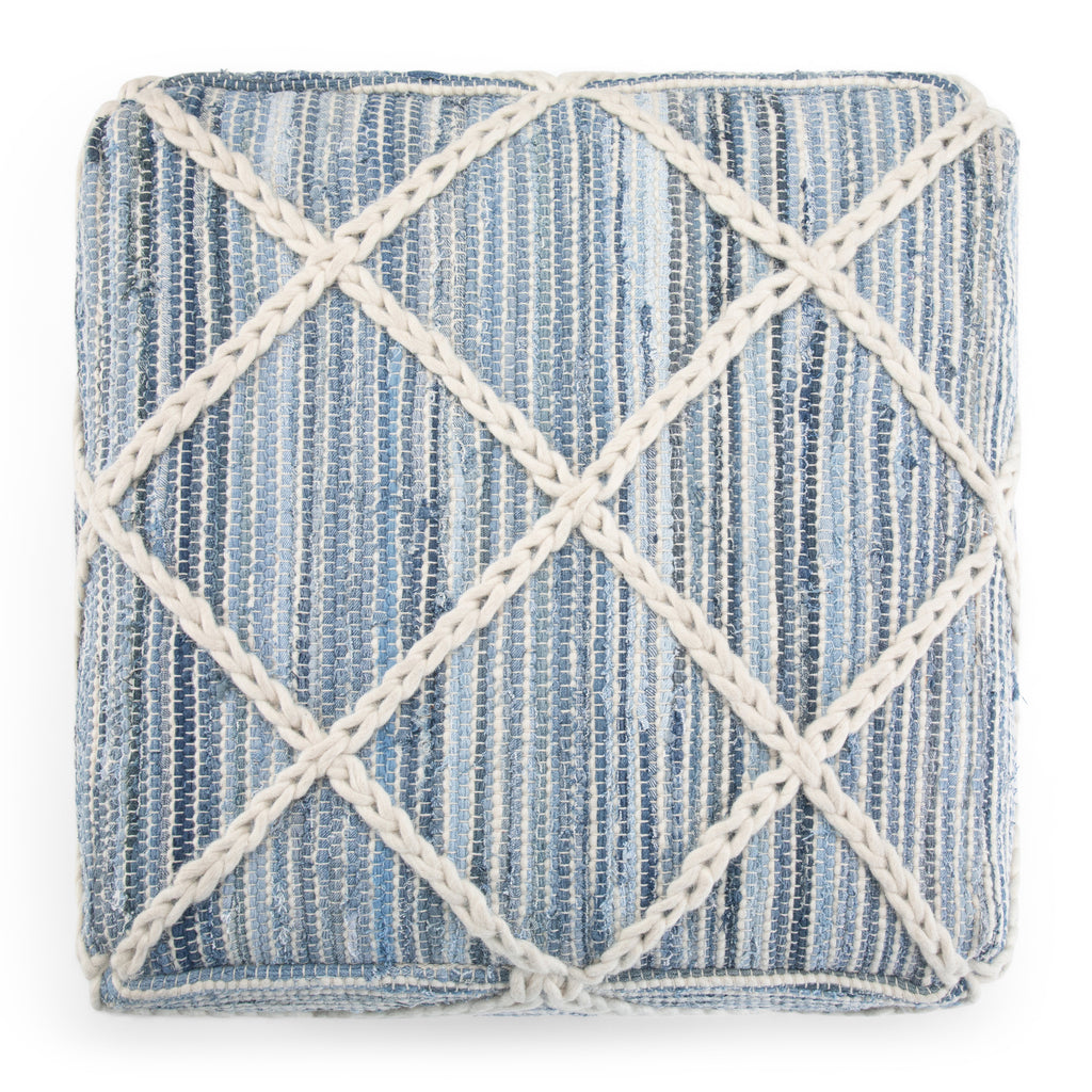 Cowan 20 Inch Wide Square Pouf