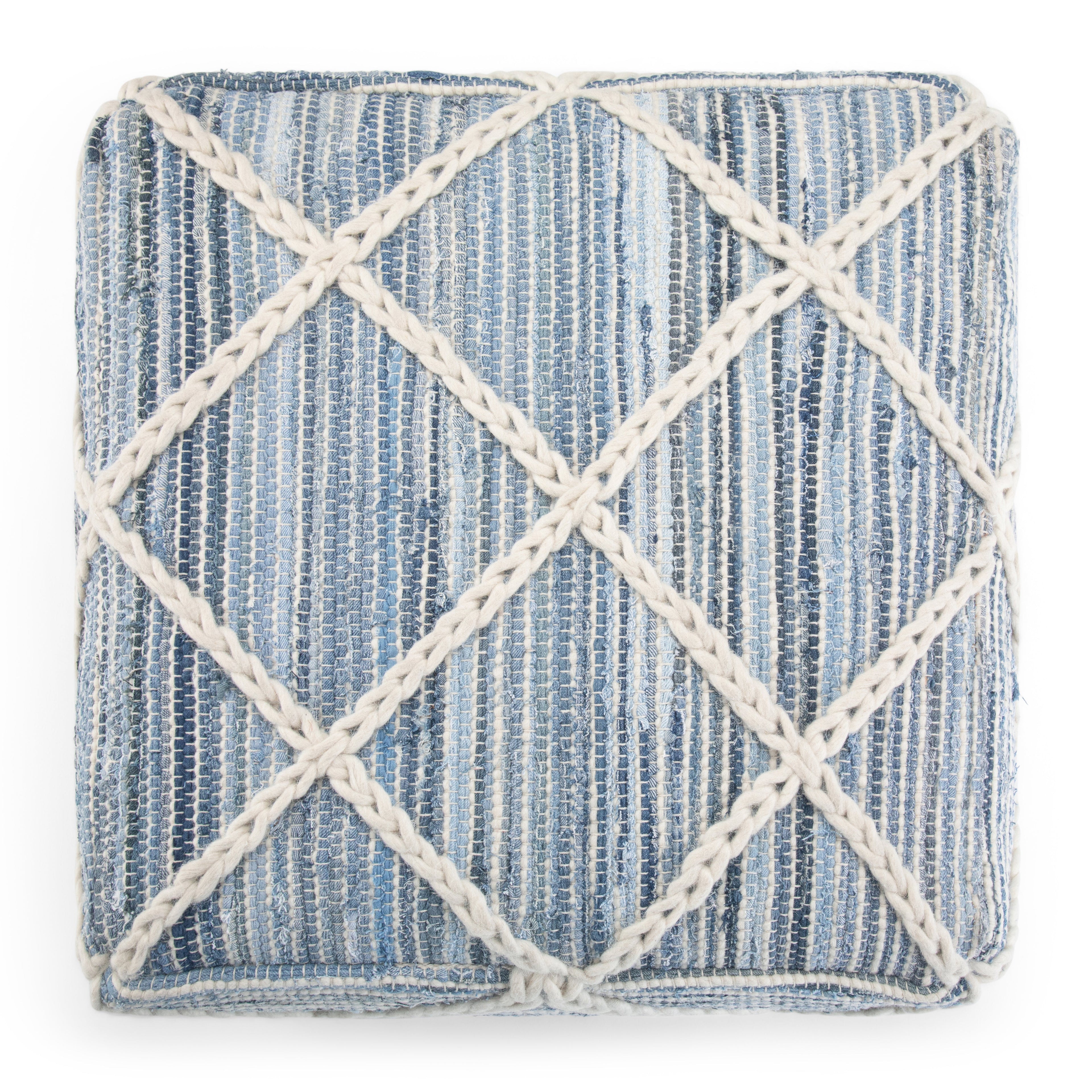 Cowan 20 Inch Wide Square Pouf