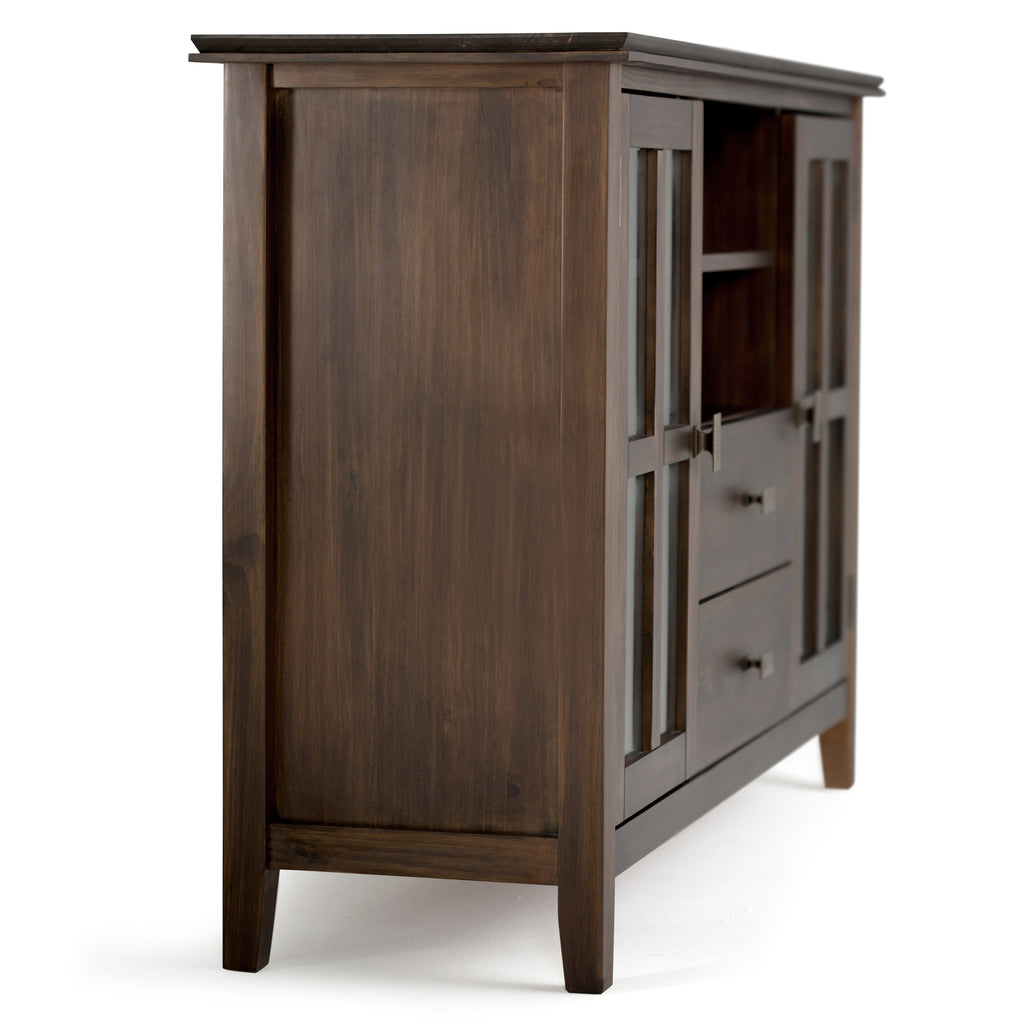 Artisan 53 Inch Wide Solid Wood Tall TV Stand
