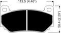 Porterfield Brake Pads for 2009 LOTUS EXIGE 240