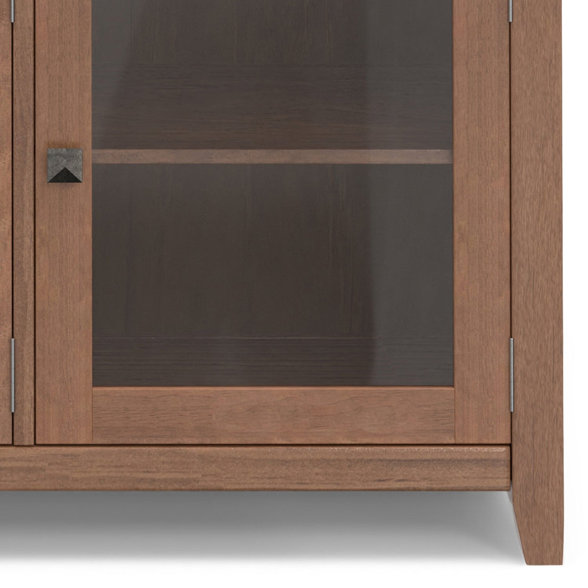 Cosmopolitan 54" Wide Solid Wood Sideboard Buffet in Medium Saddle