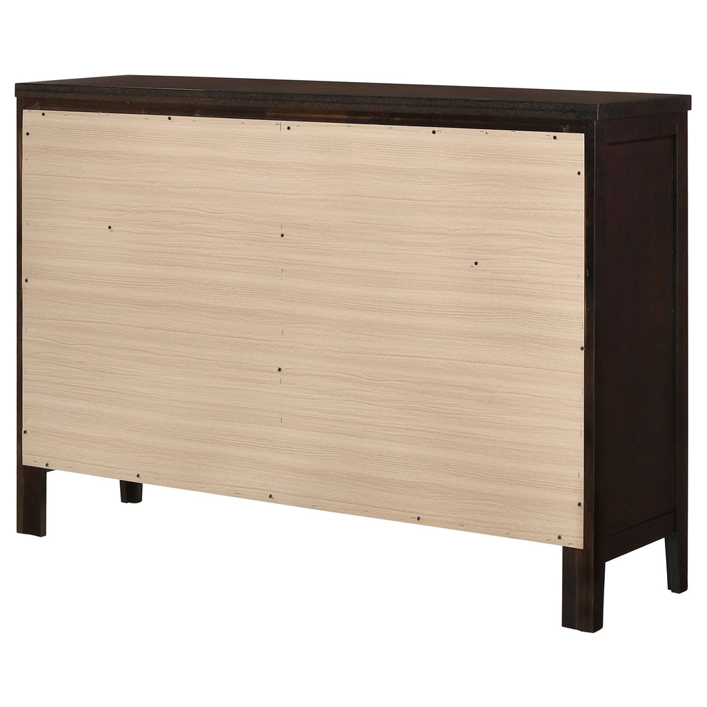 Wedgewood Cappuccino 6-Drawers Dresser