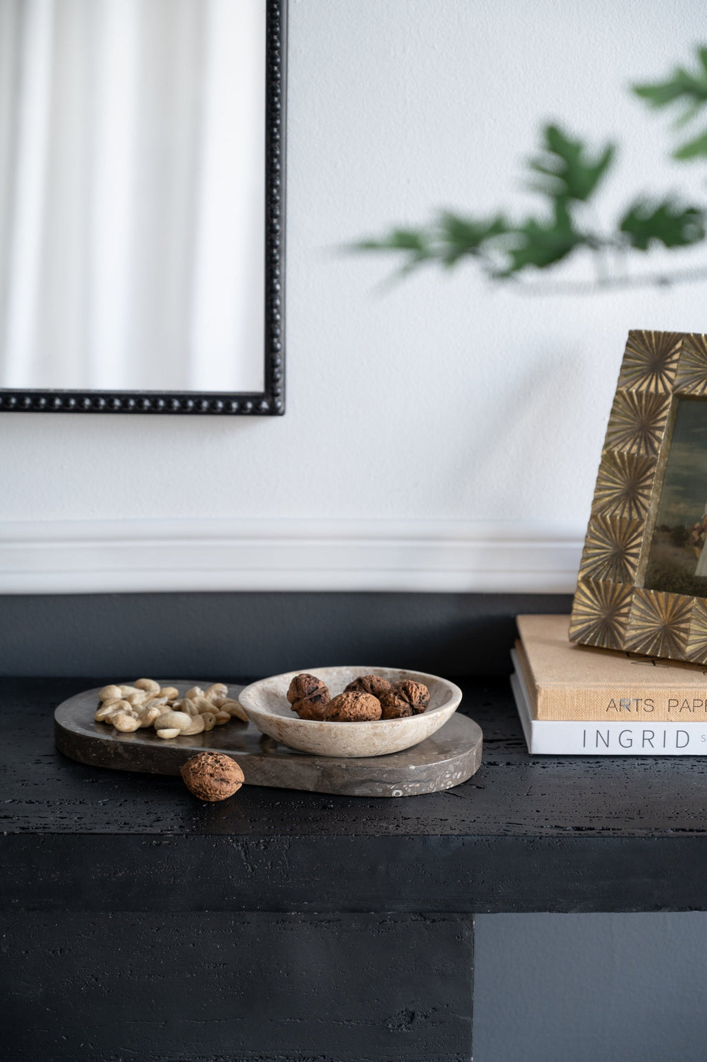Round Marble Decorative Bowl