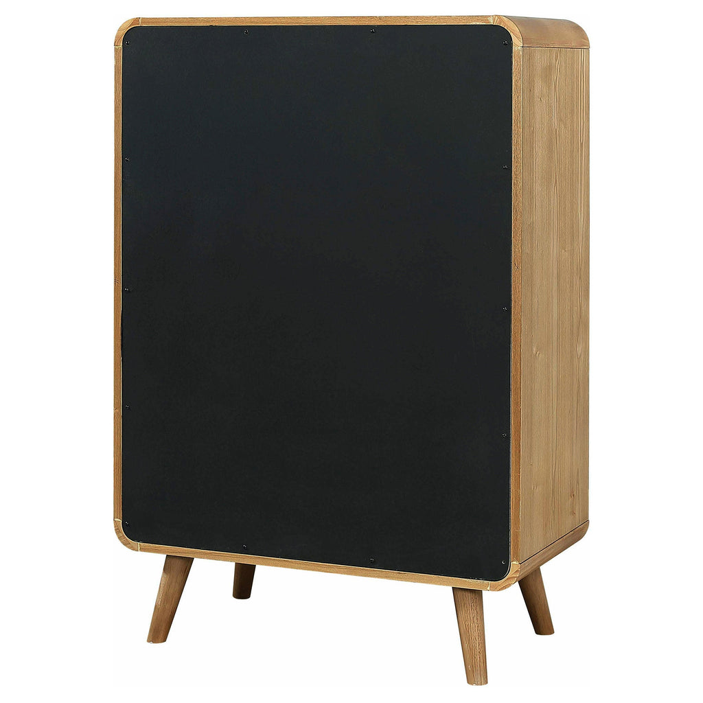 Winston Light Ash 5-Drawer Bedroom Chest of Drawers