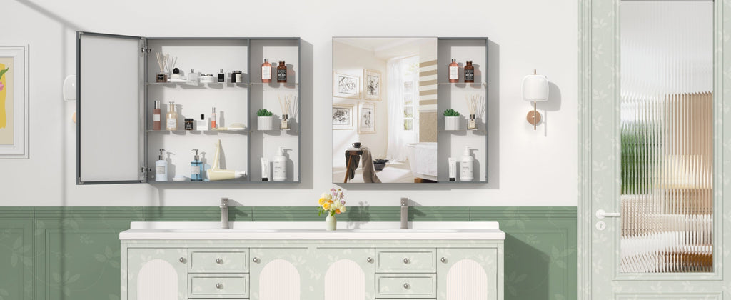 30'' x 28'' Medicine Cabinet with Mirror