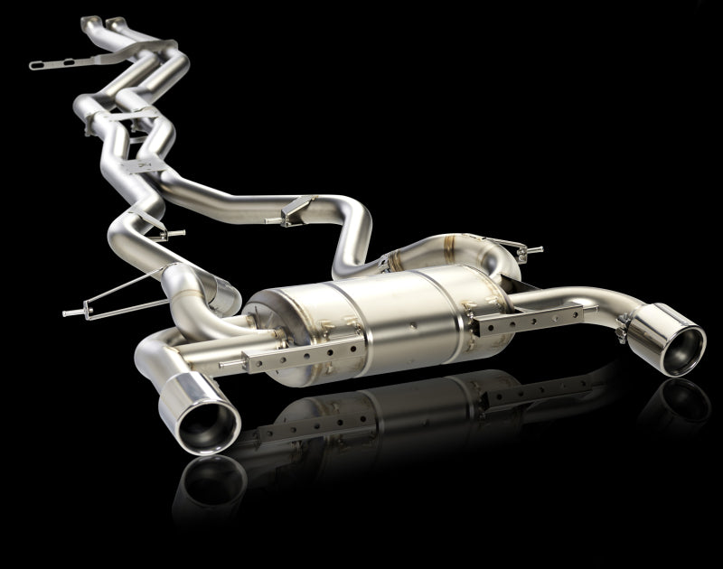 Akrapovic 07-12 BMW 335i (E90 E91) Evolution Line Cat Back (Titanium) w/ Titanium Tips S-BME90/91/335