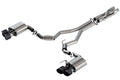 Borla 2020 Ford GT500 5.2L AT 3in ATAK CatBack Exhaust w/ Carbon Fiber Tips 140837CF